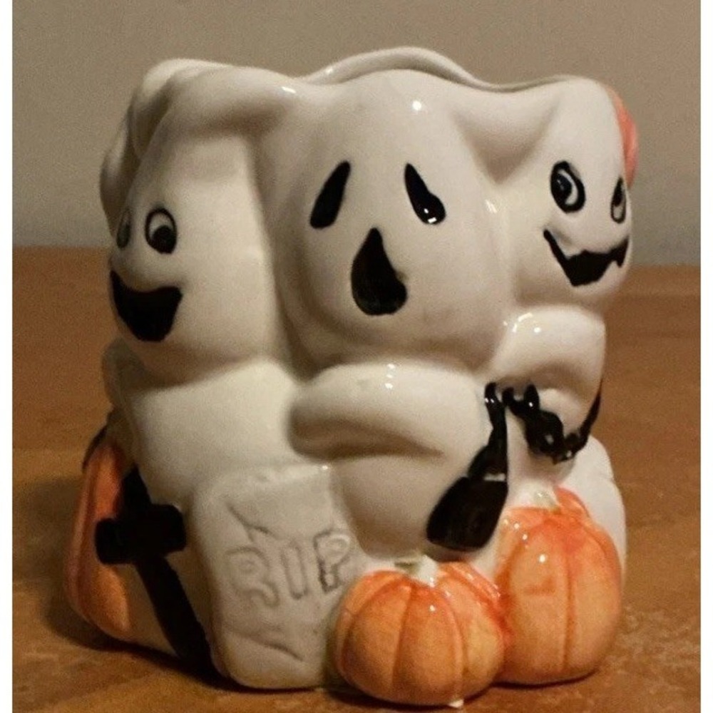 Unbranded Ghost And Pumpkin Halloween Coffee/Tea Mug - Picture 2 of 14